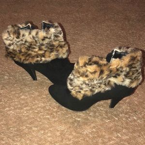Furry booties